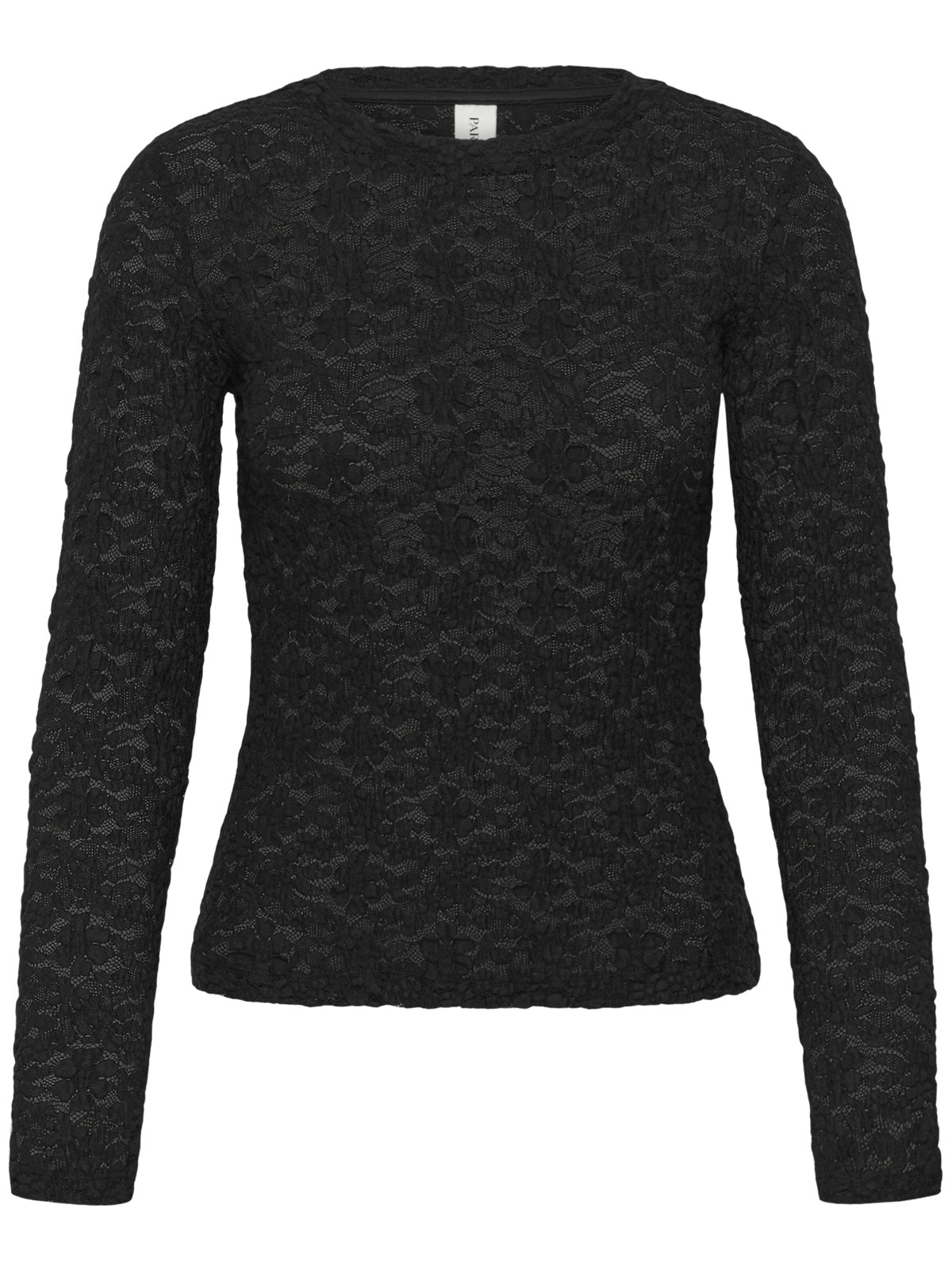 Spitzenshirt Venetia PW black