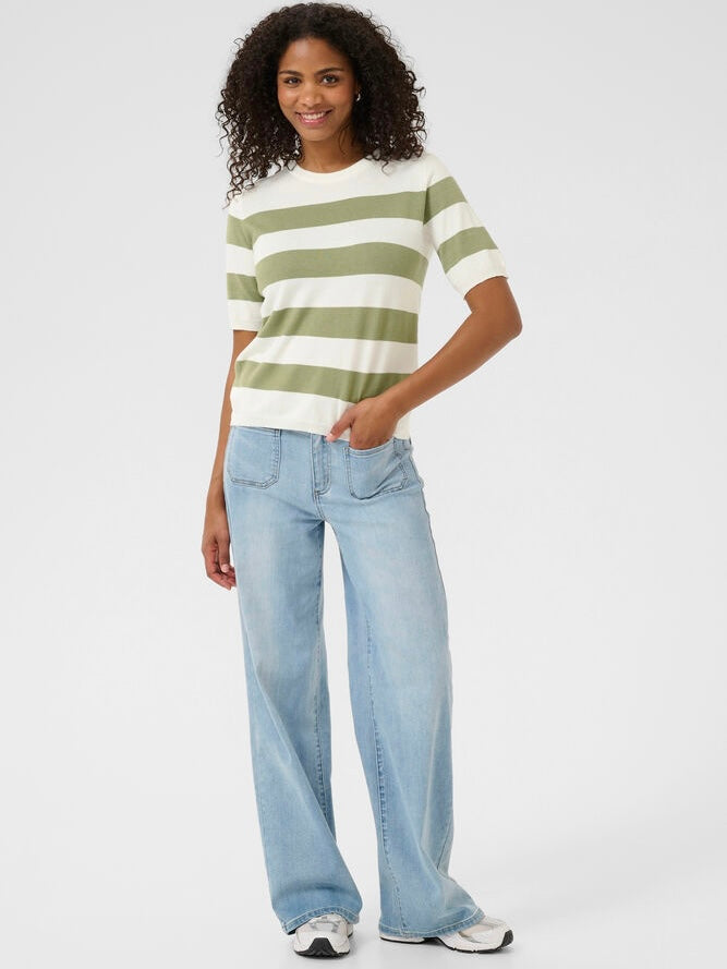 Pullover Lizza KA chalk/oil green