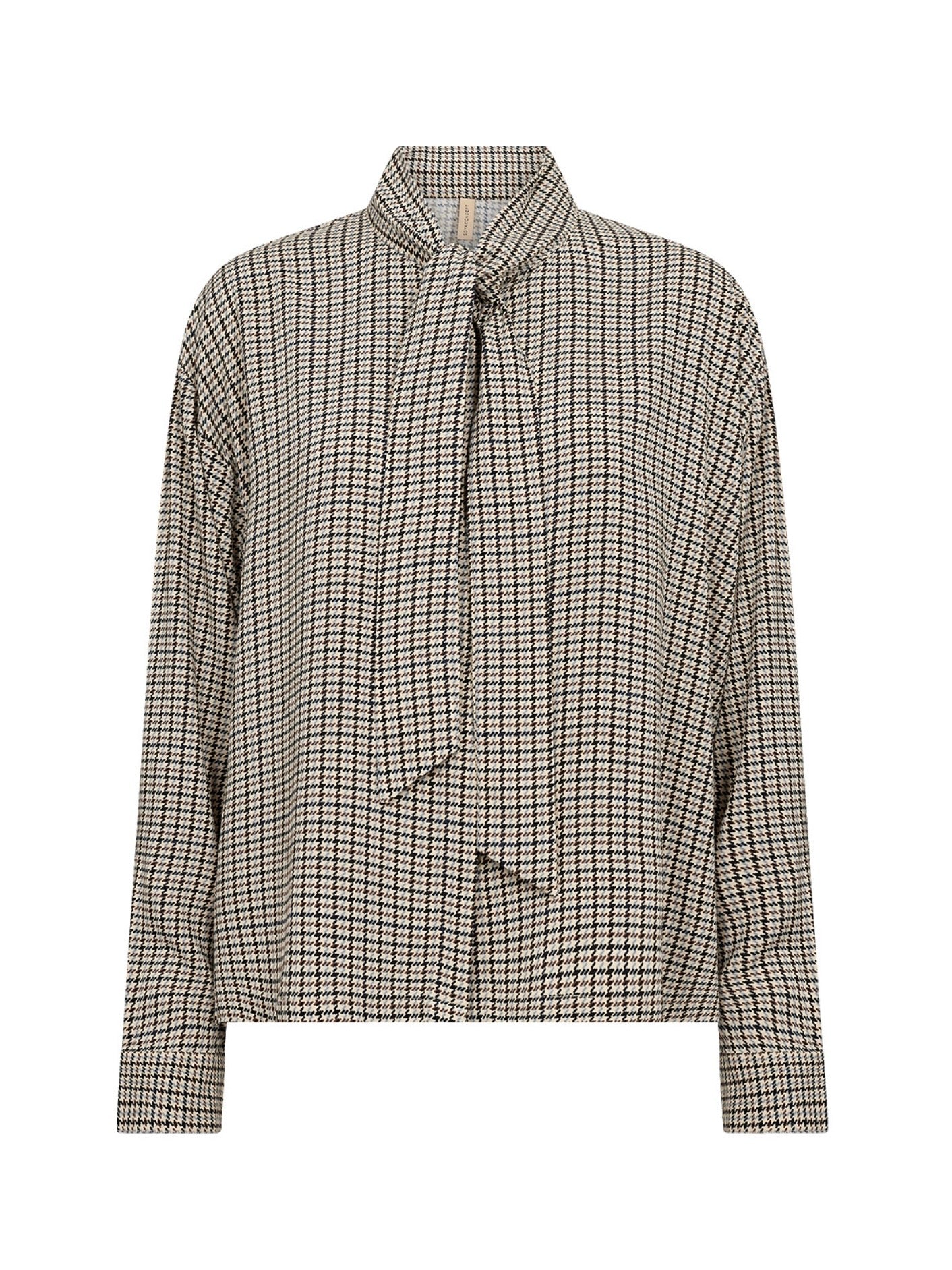 Bluse SC-Halia 2 braun/blau kariert