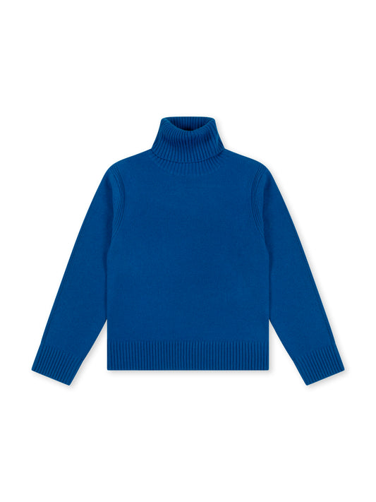 Rollkragenpullover Alfonso cobalt blue