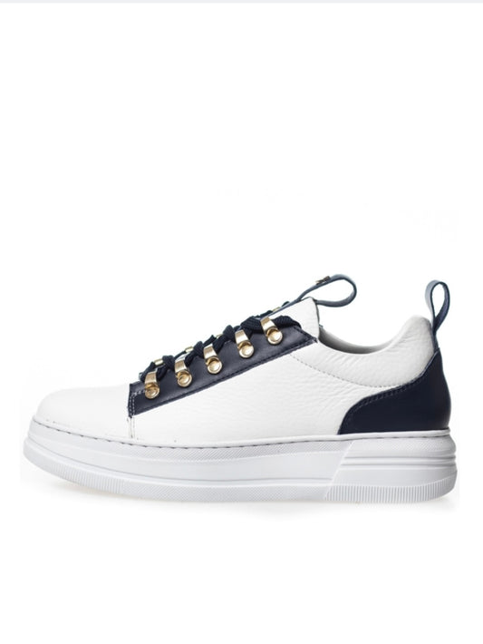 Sneaker RUN weiß/navy/gold