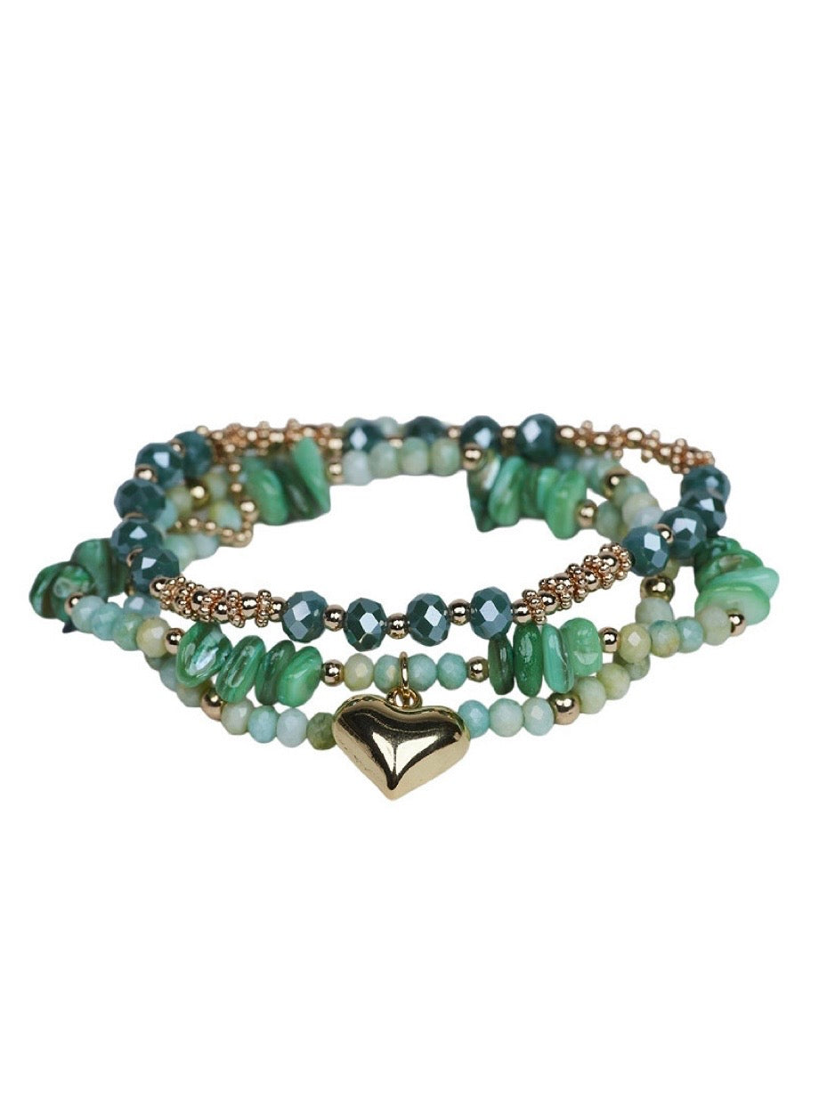 Armband Ruby grün