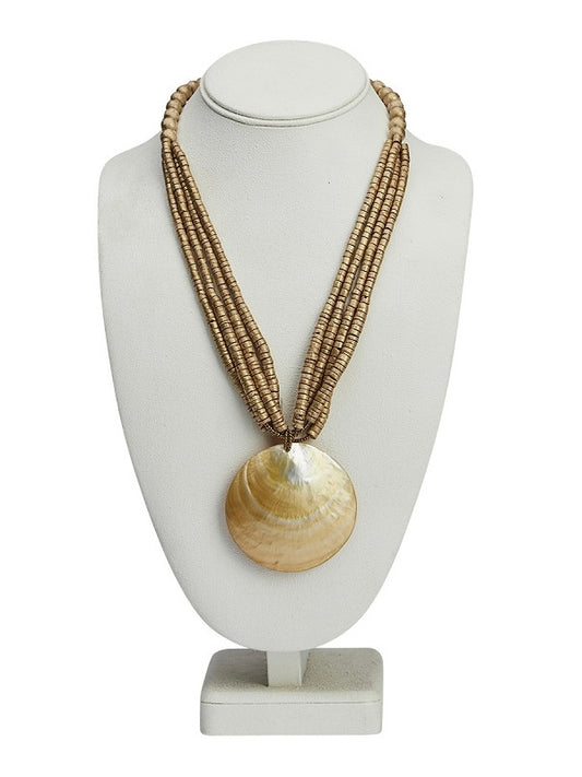 Halskette Ebba natur/gold