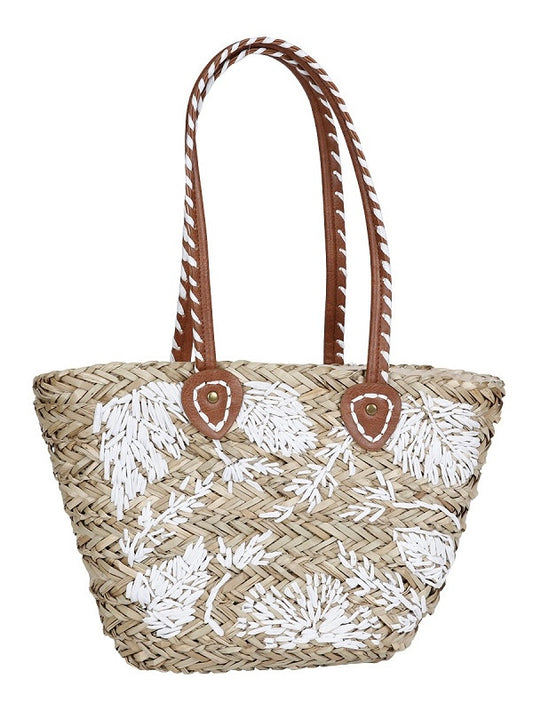Shopper Mauritz small natural/white