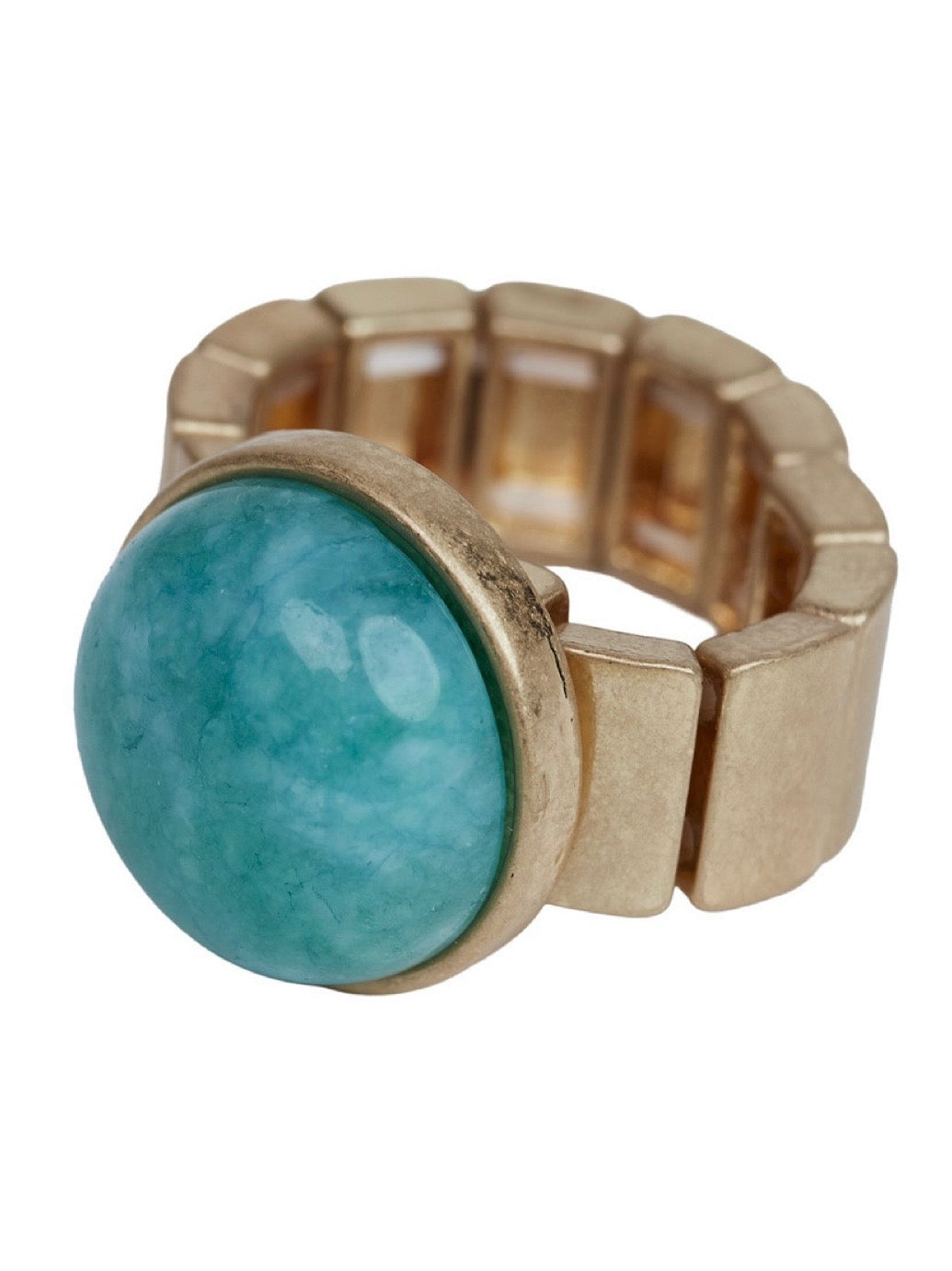 Ring Elva gold/türkis