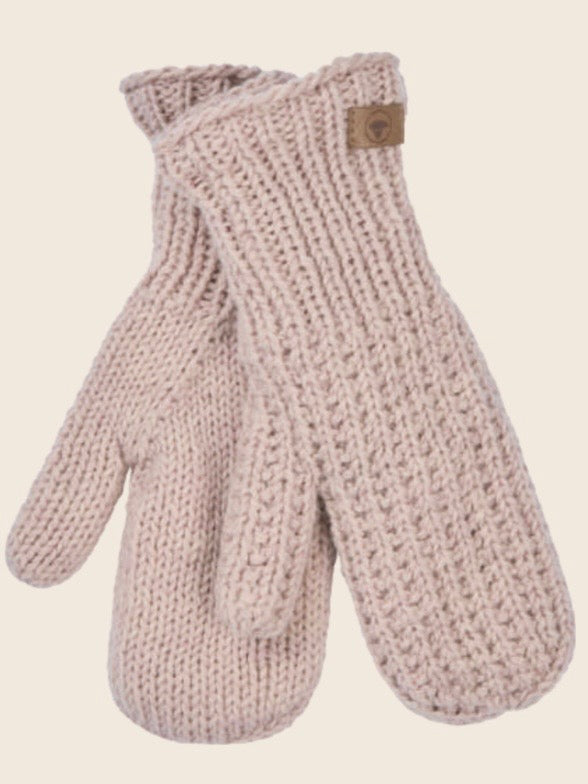 Strickfäustlinge Ulv rosé