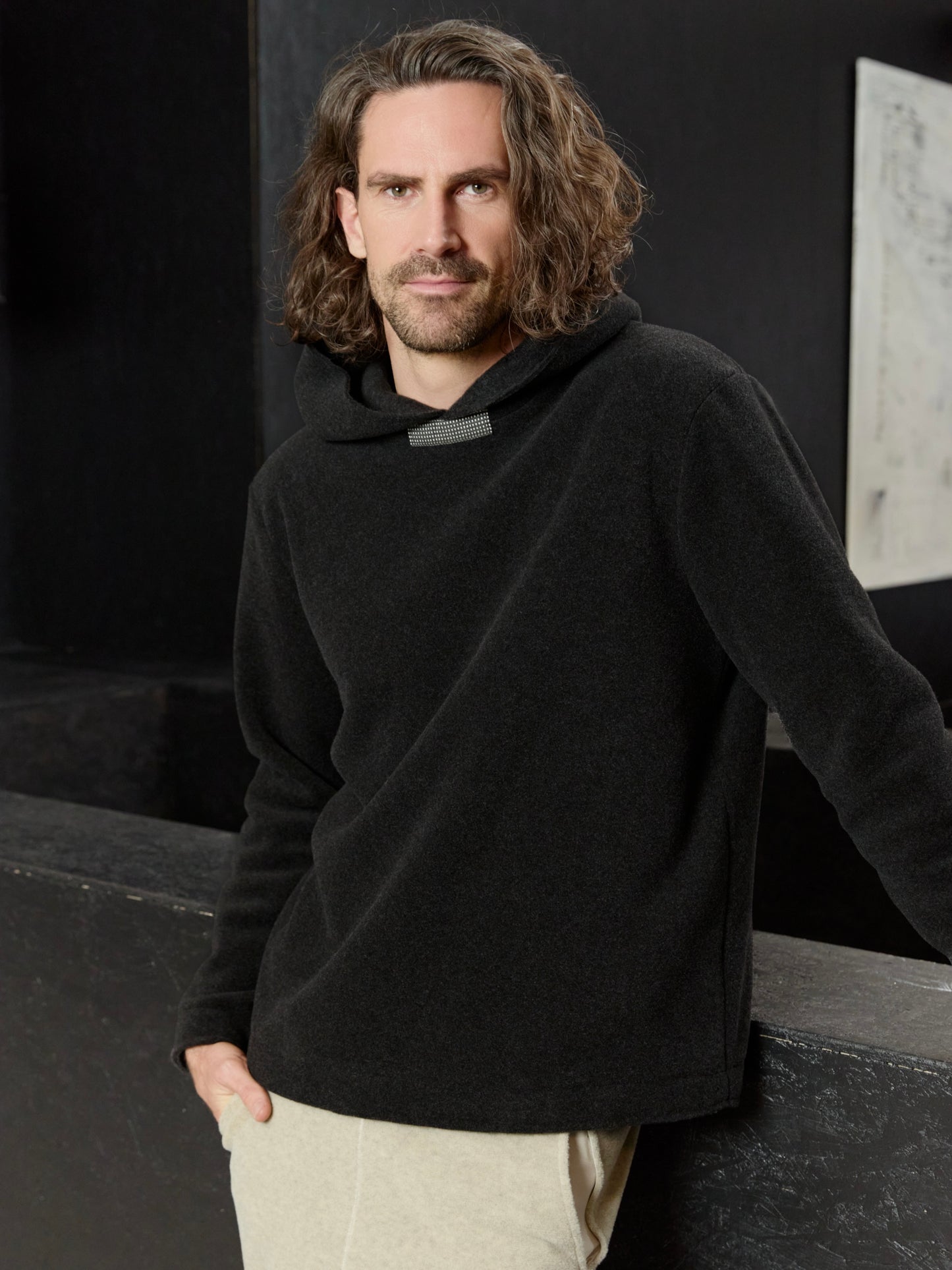 Herren Fleece HOODIE 1059C, in mehreren Farben