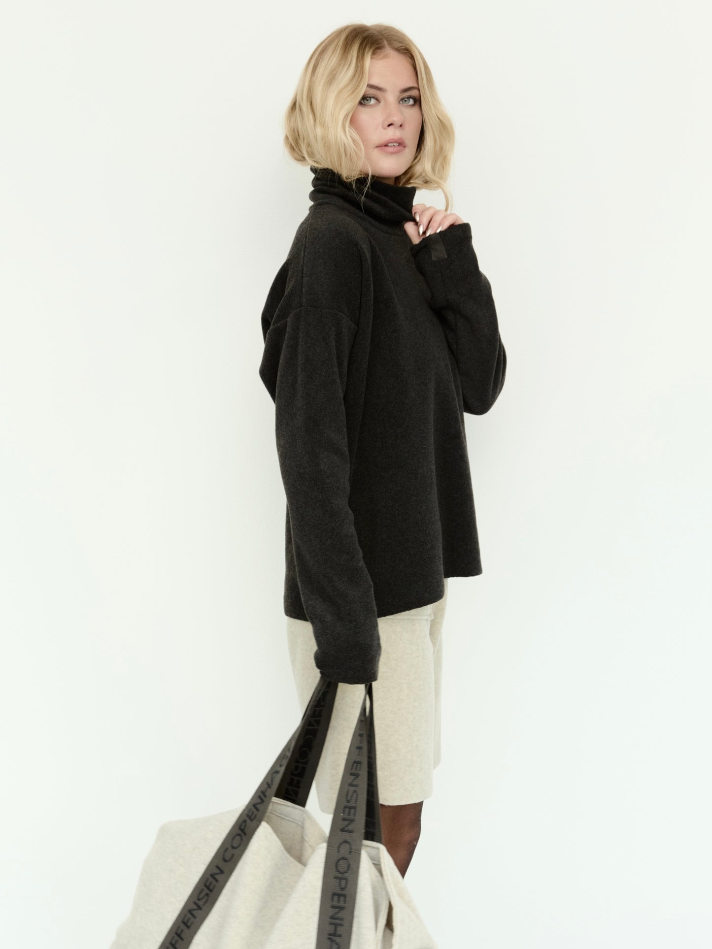 Fleece Pullover HIGH NECK 1360, in mehreren Farben