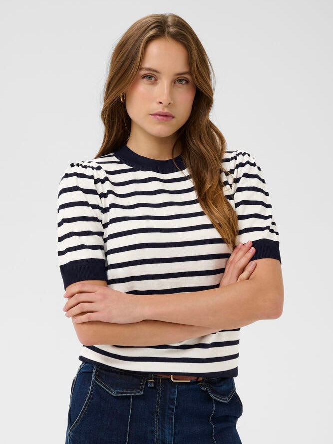Pullover Mila SZ feine Streifen, in 3 Farbkombis