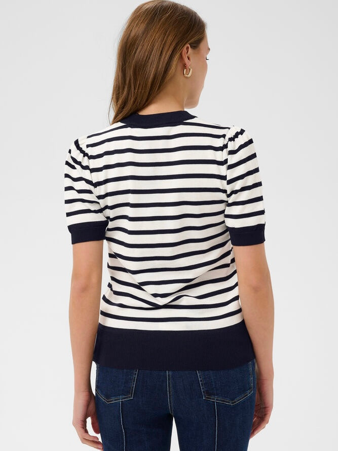 Pullover Mila SZ feine Streifen, in 3 Farbkombis