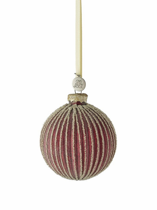 Weihnachtskugel Norille dark red