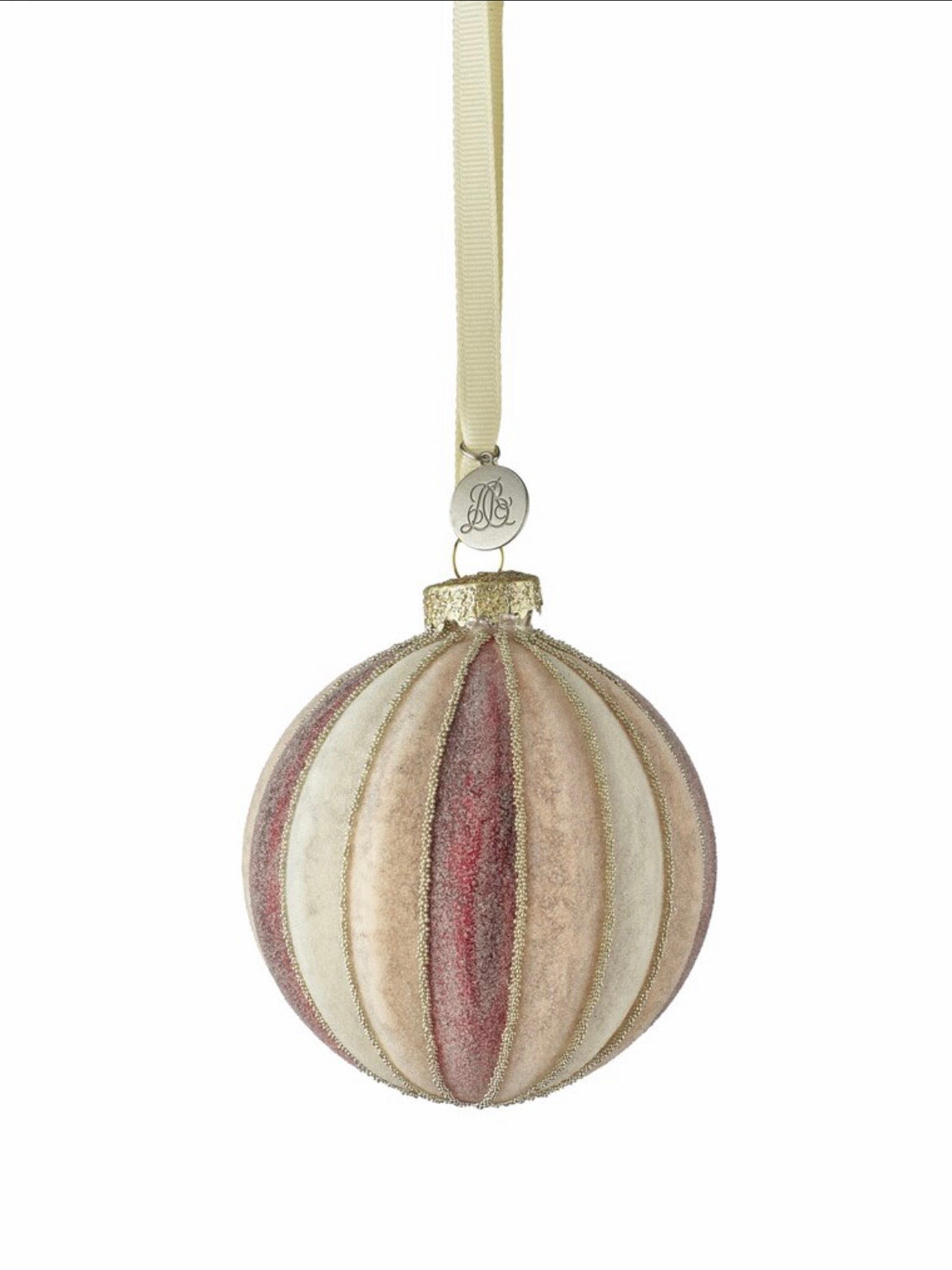 Weihnachtskugel Nomilia brown/red/off white