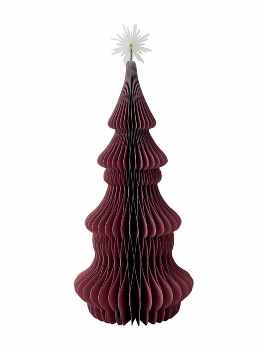 Deko Baum Paulia 30cm dark rose