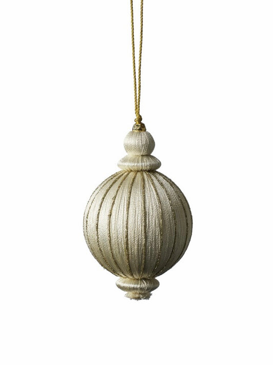 Weihnachtskugel Agnielle off white