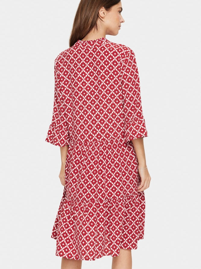 Kleid Eda SZ red Maroc Tiles
