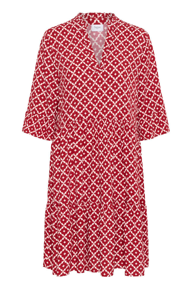 Kleid Eda SZ red Maroc Tiles