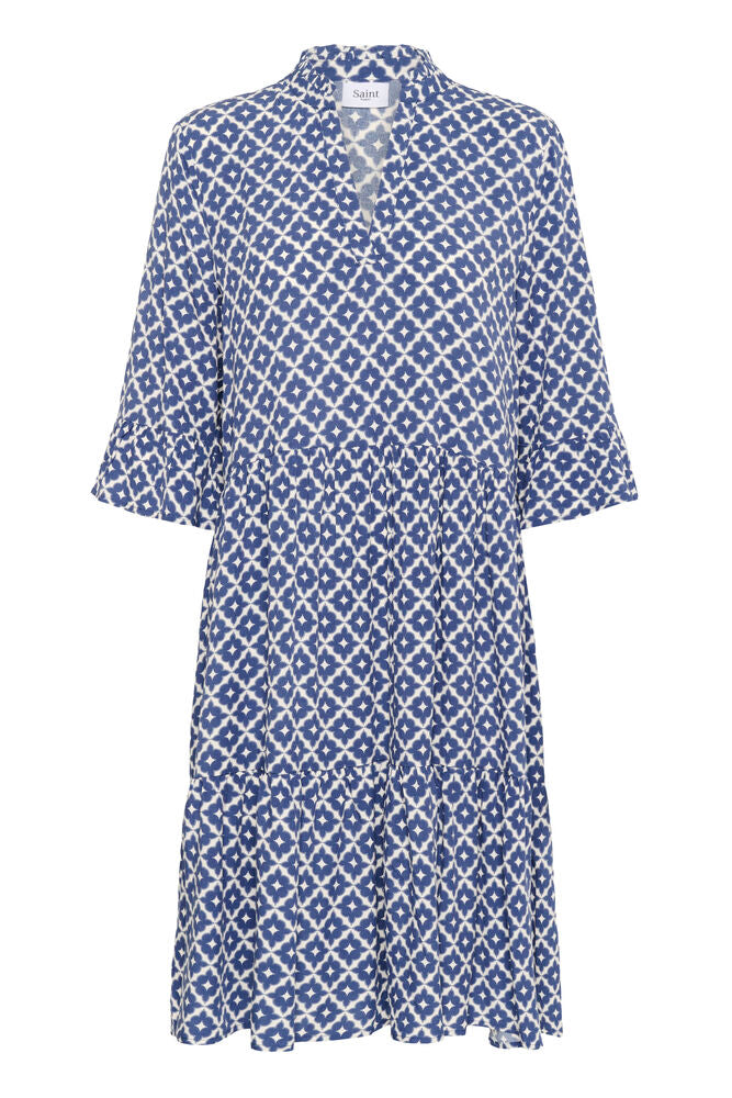 Kleid Eda SZ blue Maroc Tiles