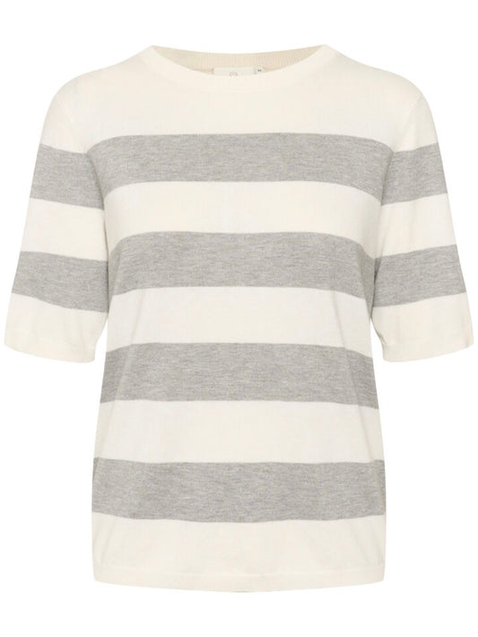 Pullover Lizza KA chalk/grey melange bold stripe