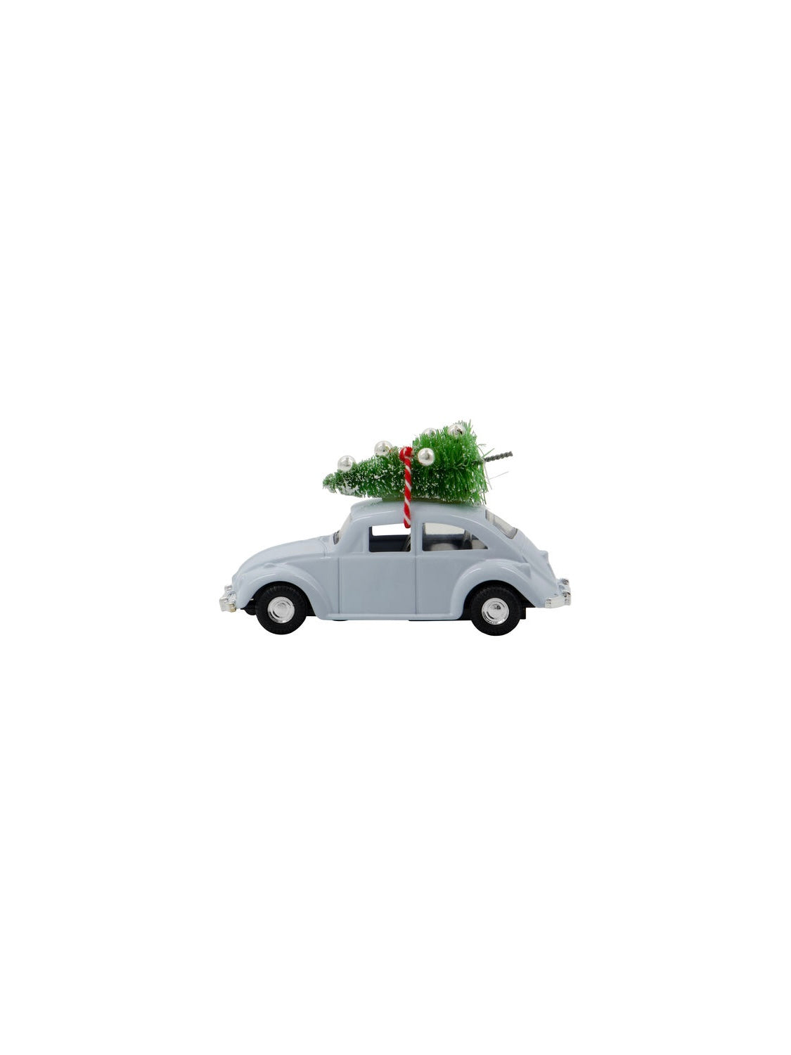 Dekoauto HDMini Xmas car hellblau 8,5cm