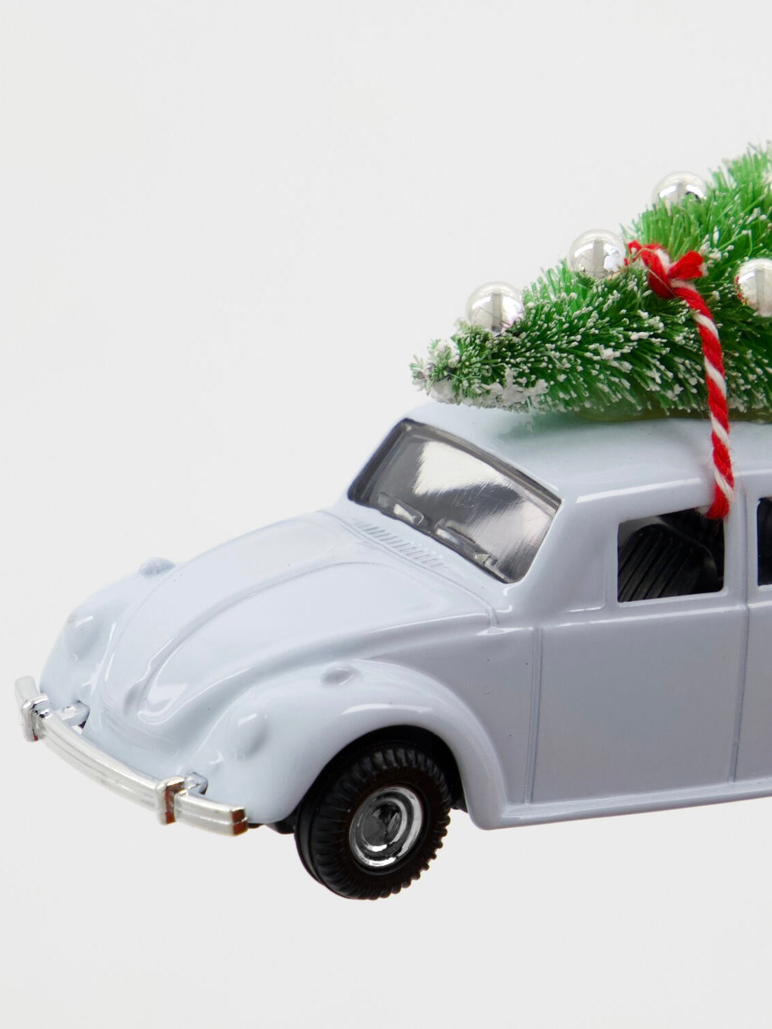 Dekoauto HDMini Xmas car hellblau 8,5cm