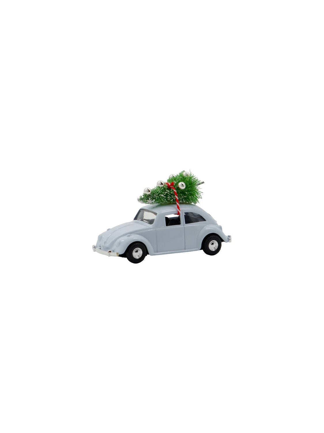 Dekoauto HDMini Xmas car hellblau 8,5cm