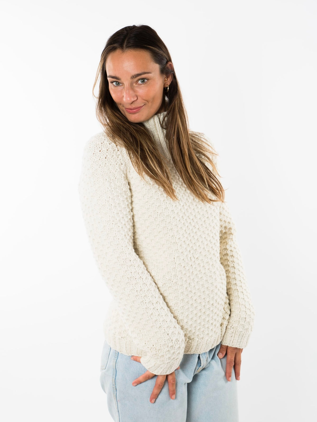 Fuza Wool Stehkragenpullover Butterfly von Fuza Wool of Denmark auf thefjordhouse ...