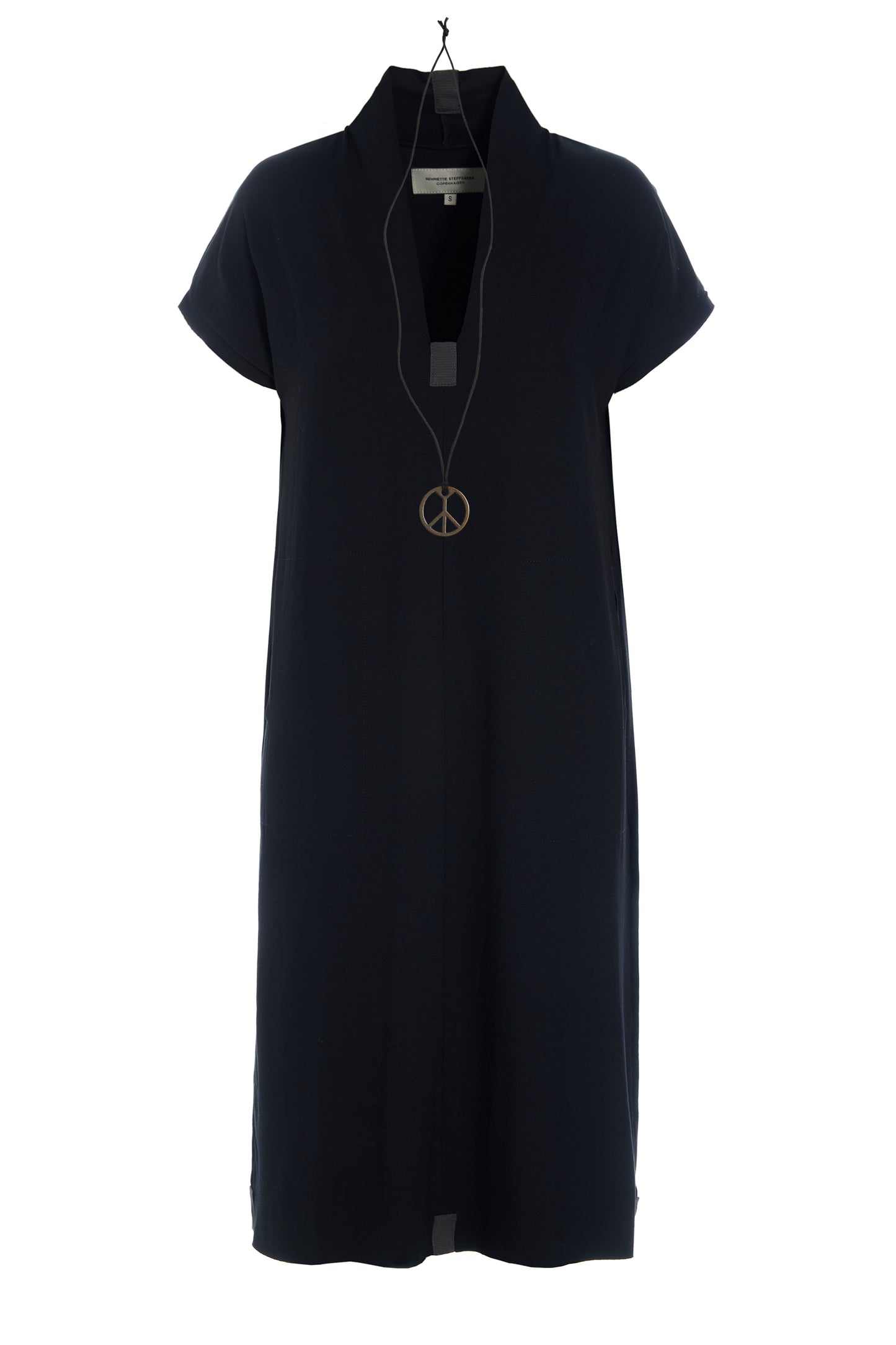 Jersey Kleid V-NECK 98068, in 2 Farben
