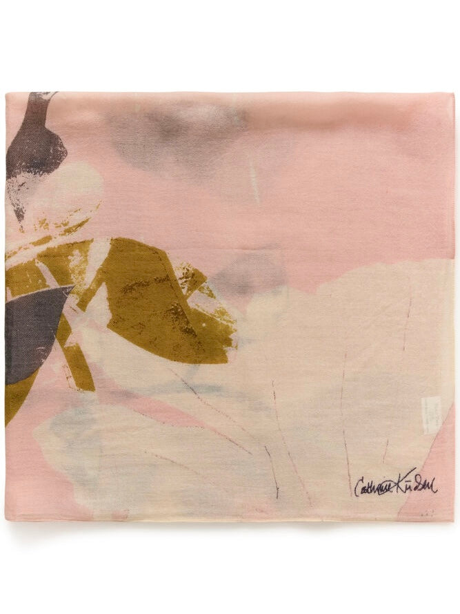 Wollschal Felisia faded rose leaf