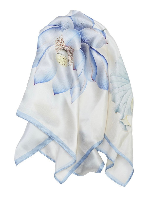 Seidentuch Lola hellblau