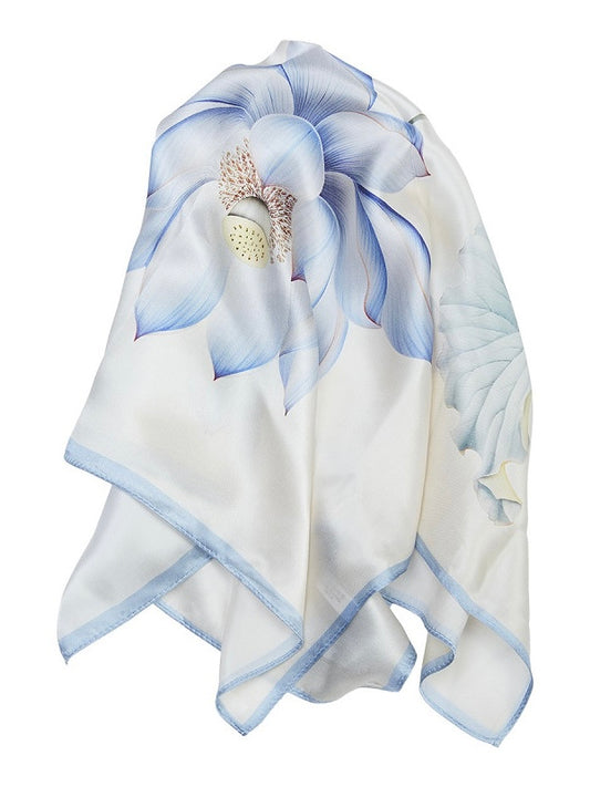 Seidentuch Lola hellblau