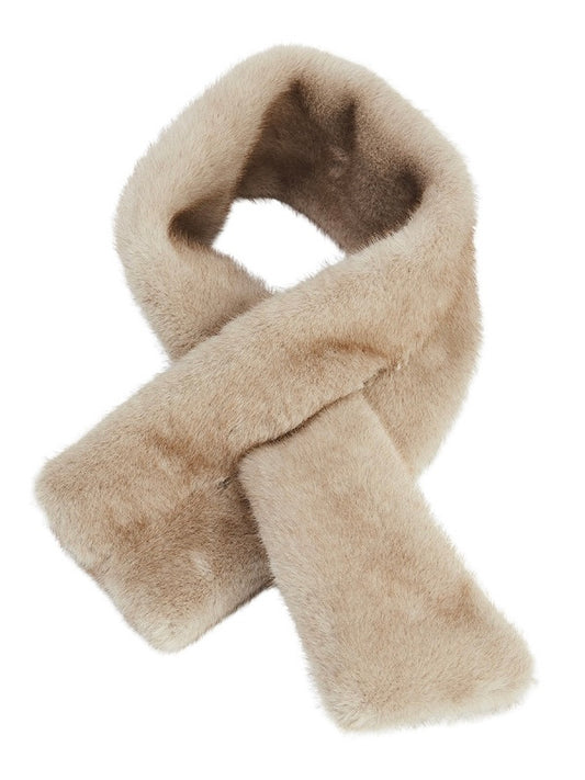 Webpelzschal Layla helles beige