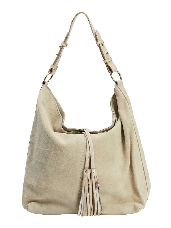 Schultertasche Linn sand