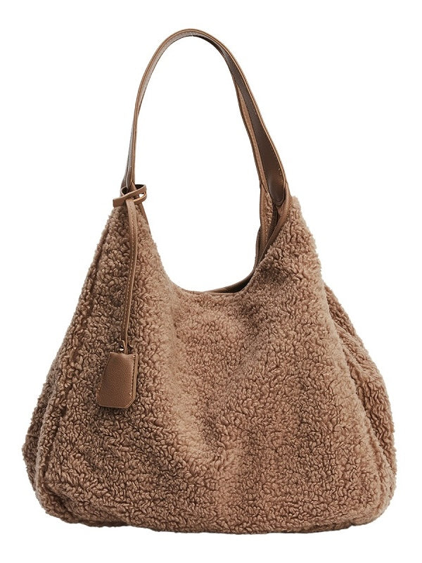 Schultertasche Eliza beige