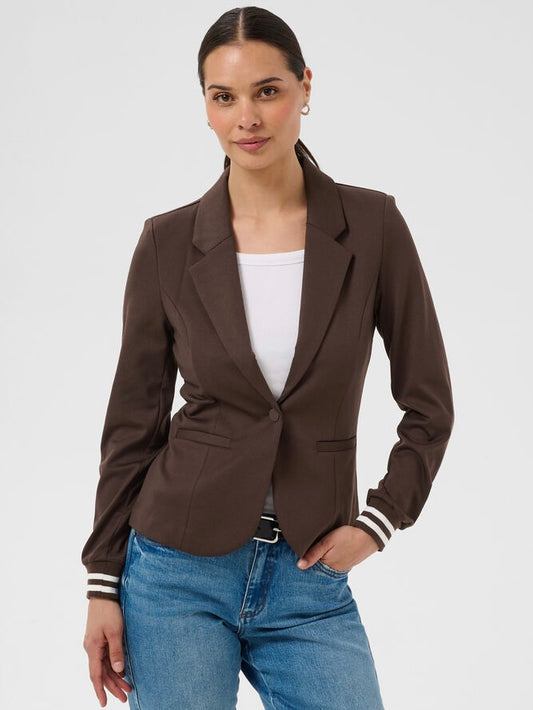 Jerseyblazer Kinnie coffee bean