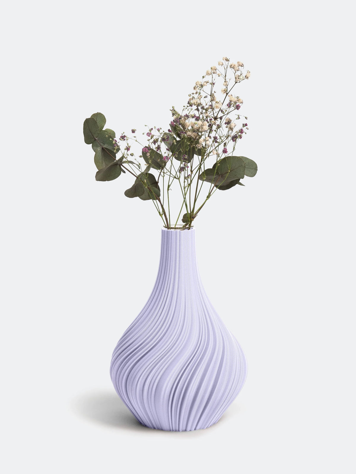 3D Vase Swirl flieder von Nevalu auf