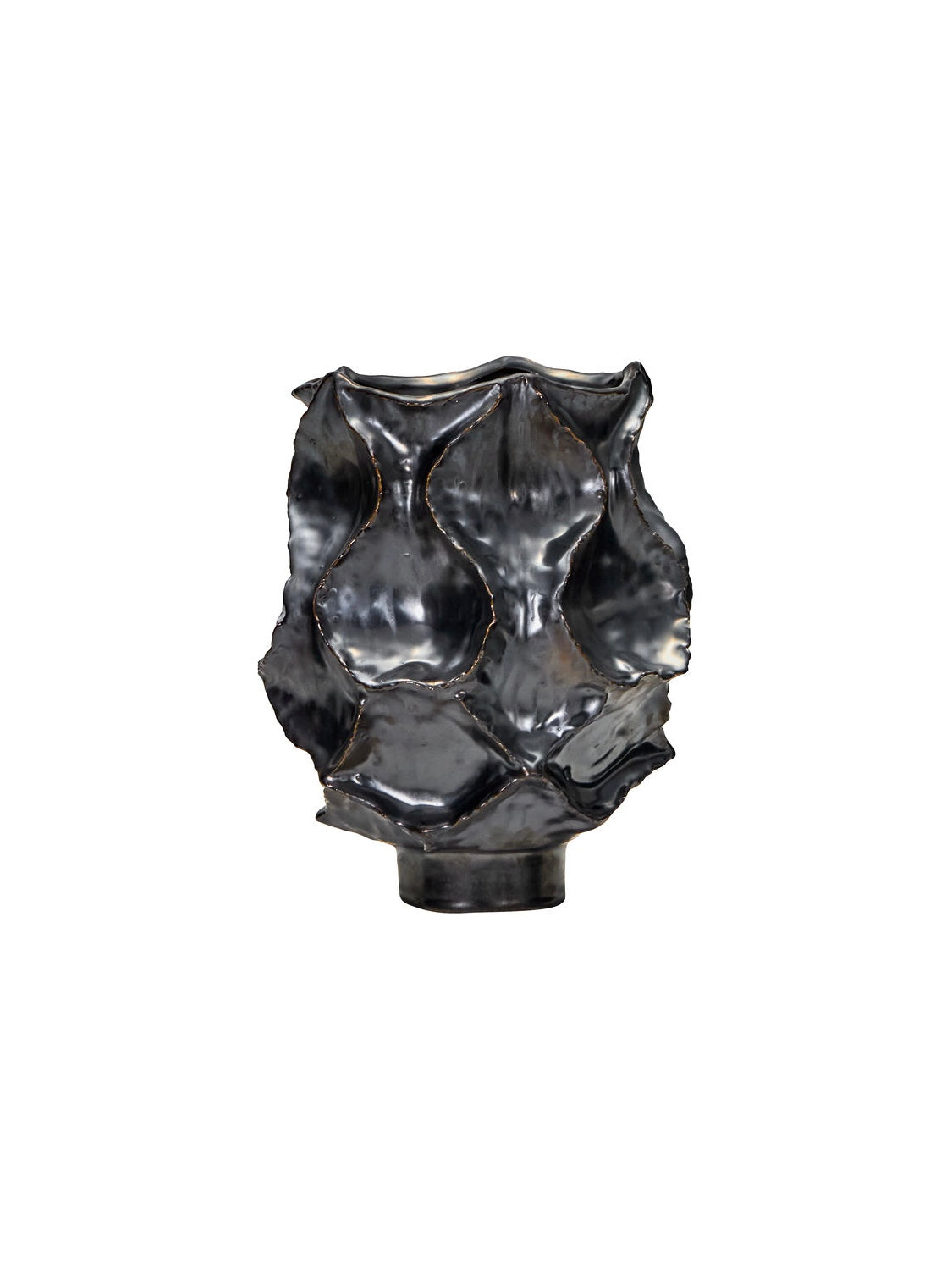 Eisenvase HDWaves antik Metall H25cm