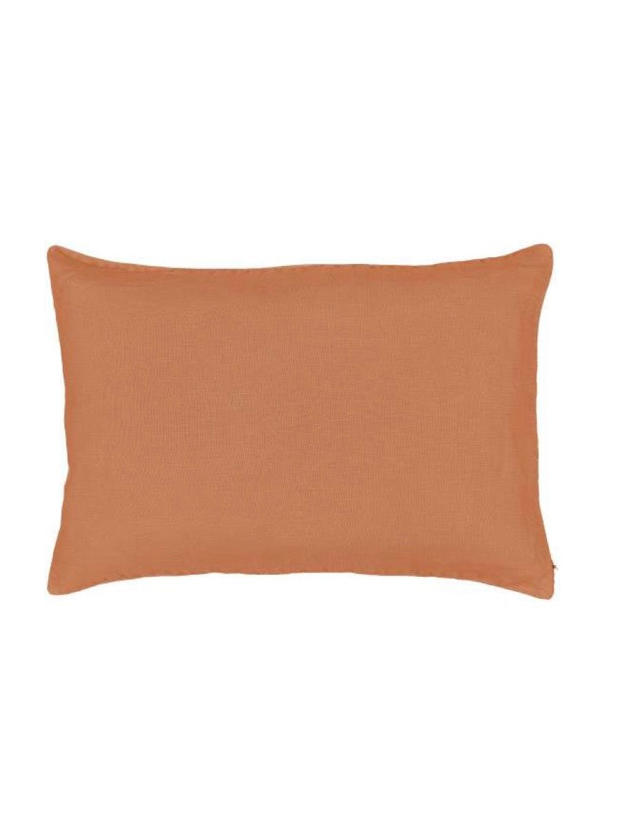 Dekokissen Leinen sienna 40x60cm