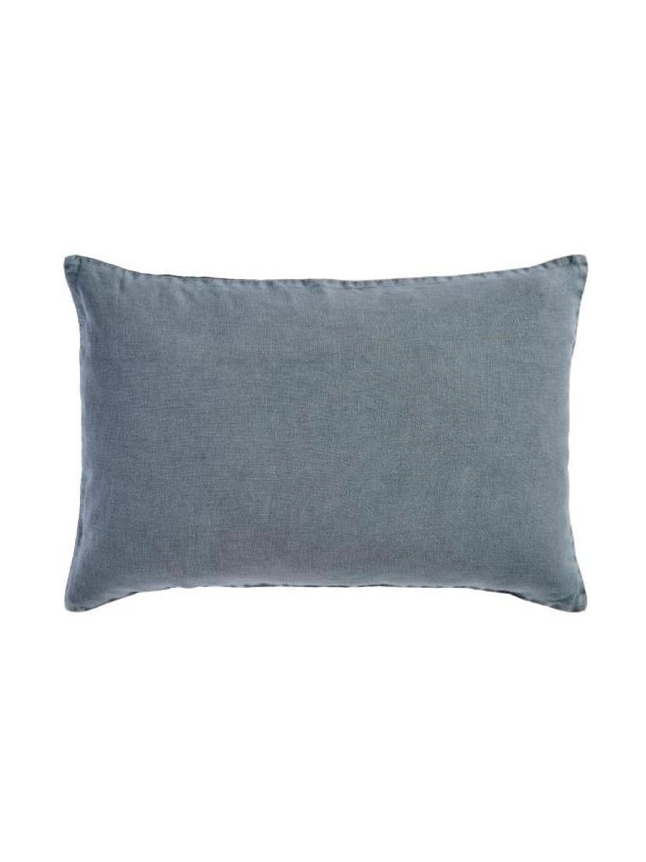 Dekokissen Leinen chalk blue 40x60cm