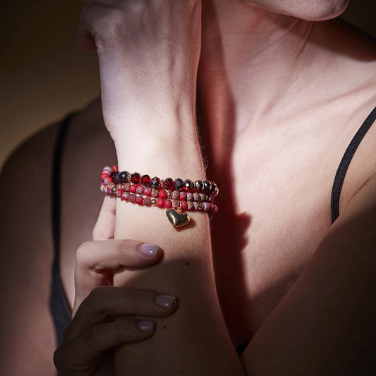 Armband Ana red