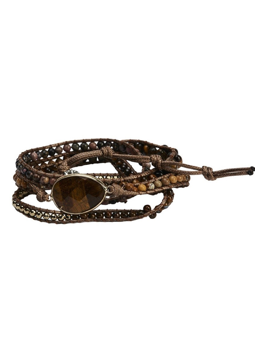 Armband Svea brown