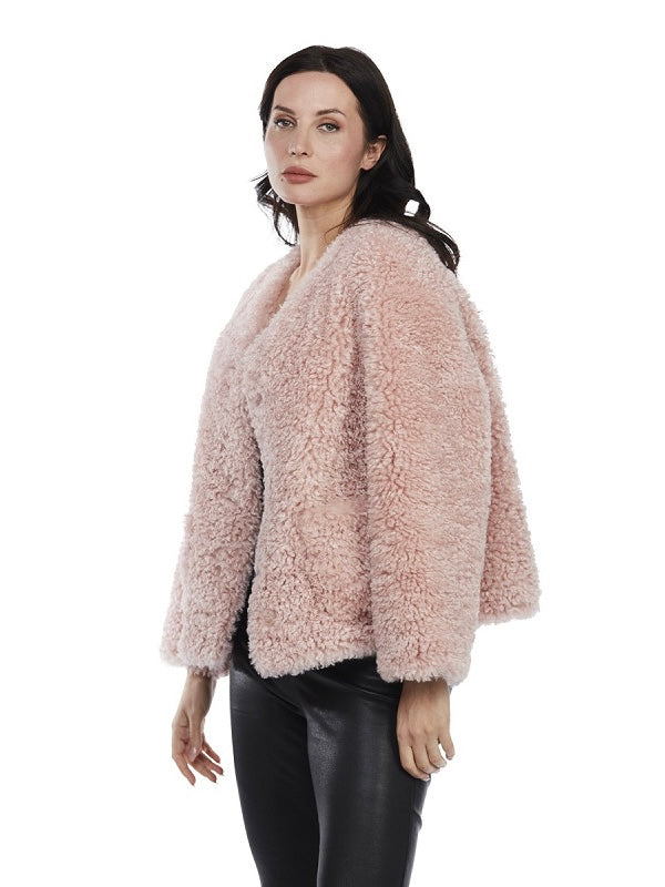 Webpelzjacke Fanny rosé