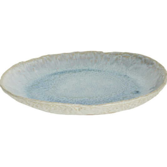 Frühstücksteller oval Milla blue