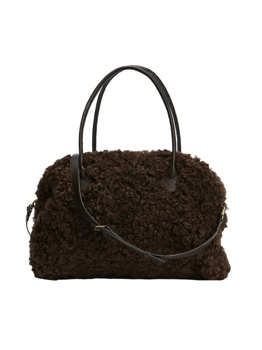 Schultertasche Livia dunkelbraun