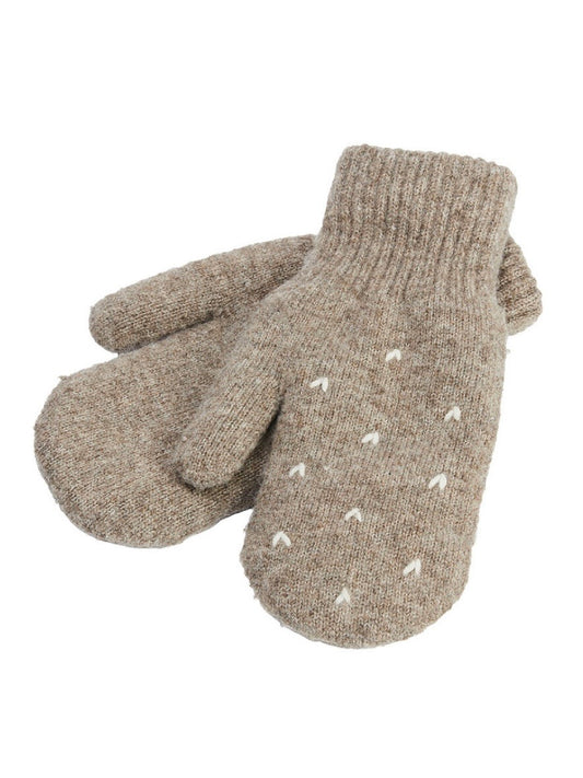 Strickhandschuhe Evelina beige