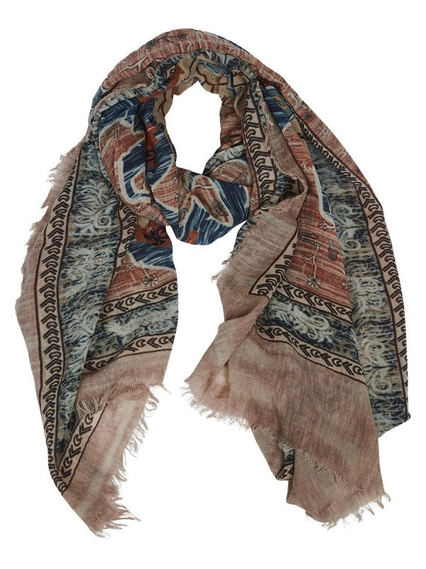 Wollschal Audrey beige mix
