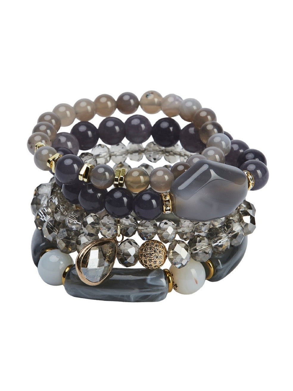 Armband Linnea grau