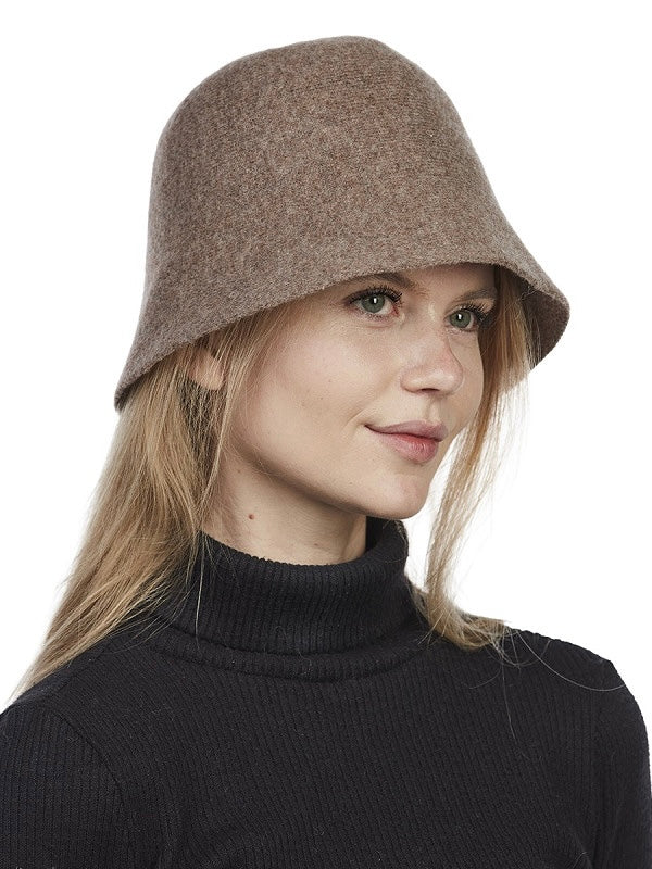 Hut Camilla dunkles beige