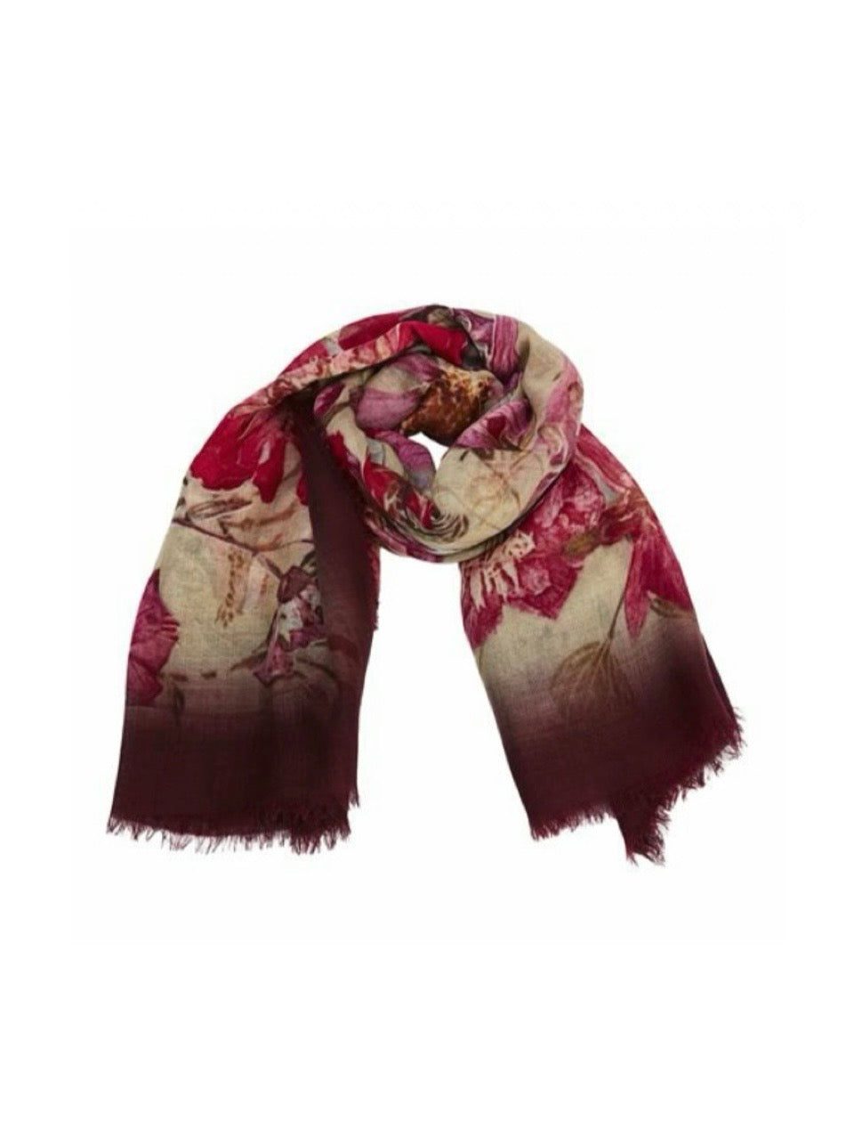 Wollschal Moa pink mix