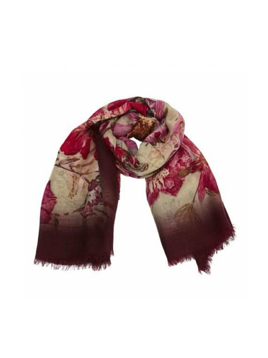 Wollschal Moa pink mix