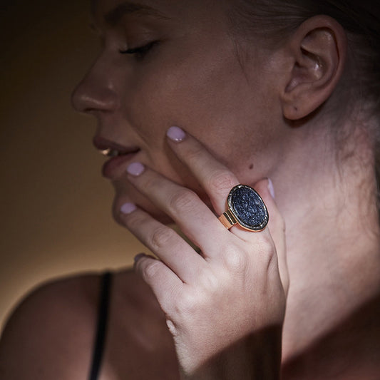 Ring Anja goldfarben, in 2 Farben